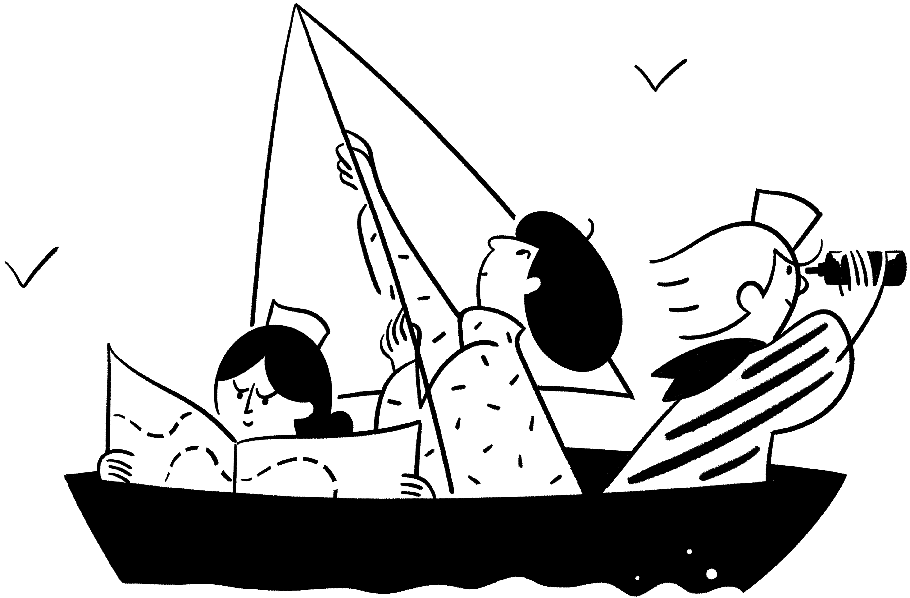 Imagen principal de Personas en un barco