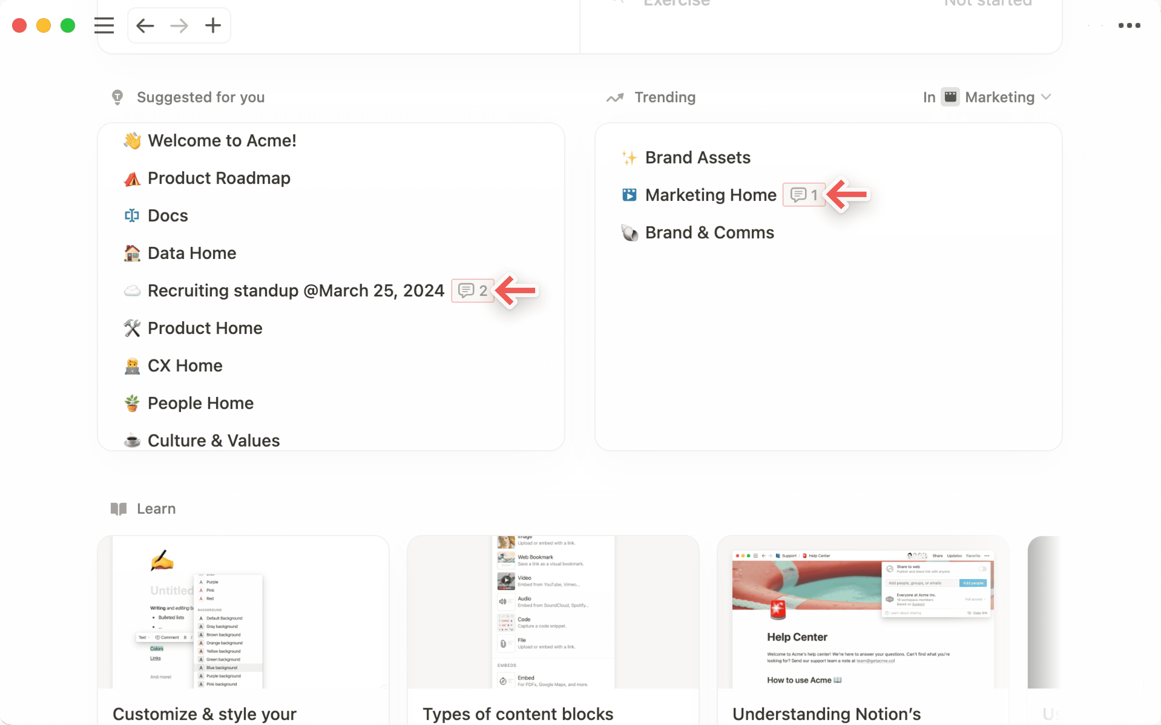 댓글 - 홈의 DB 댓글