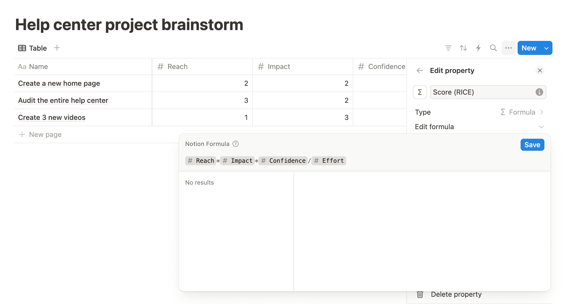ca: fórmulas (ejemplo 2, parte 1)