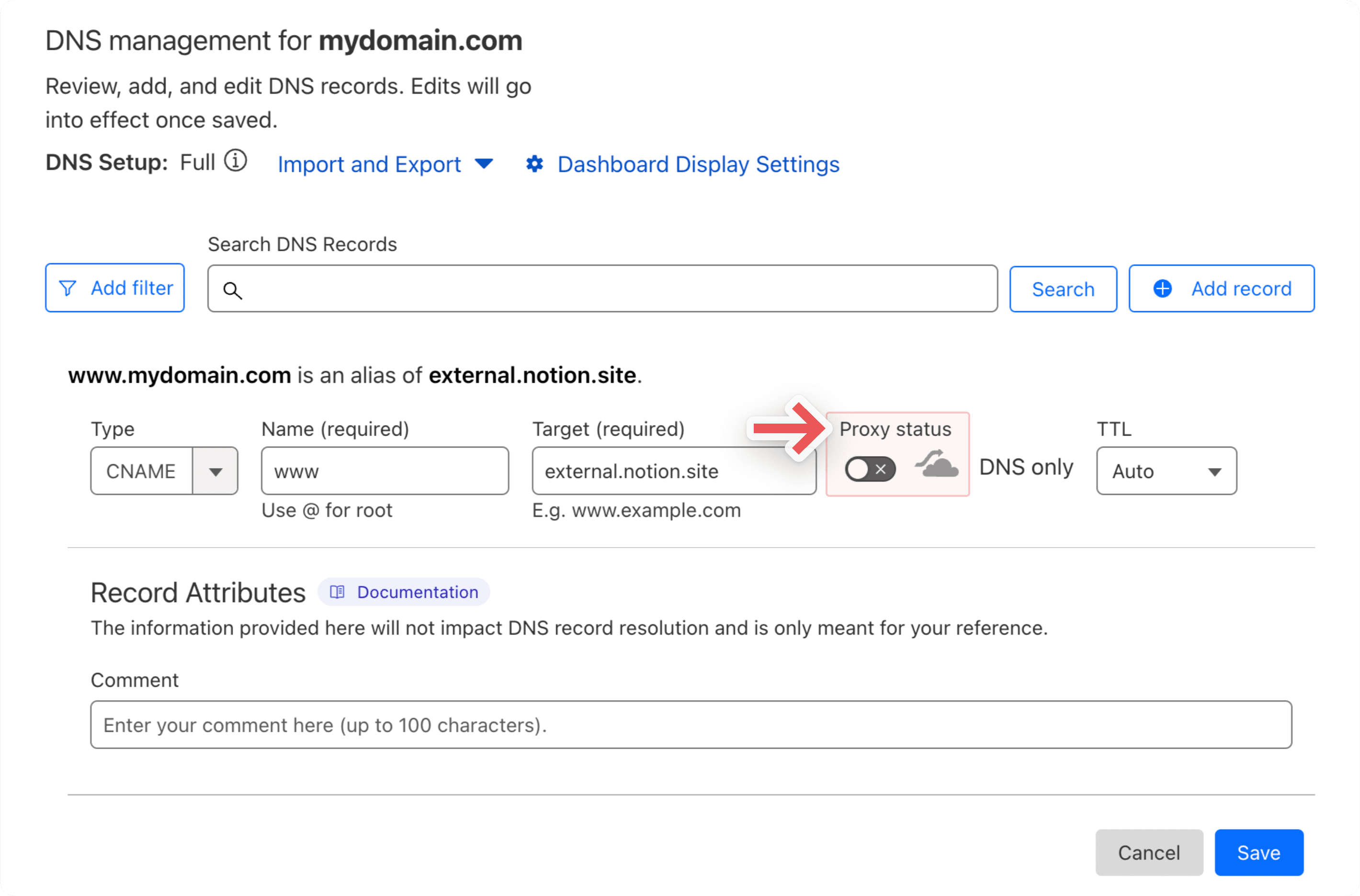 hc: Cloudflareステップ4