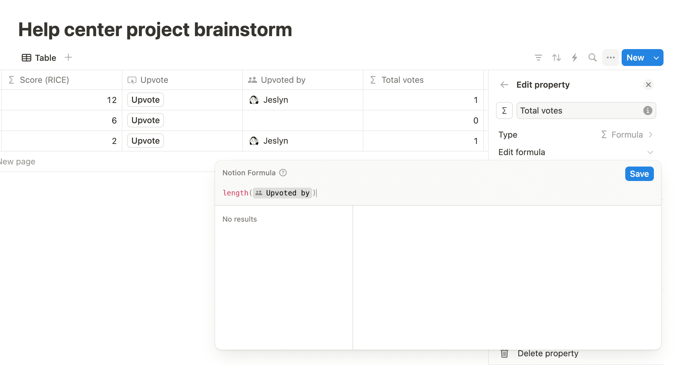 ca: fórmulas (ejemplo 2, parte 2)