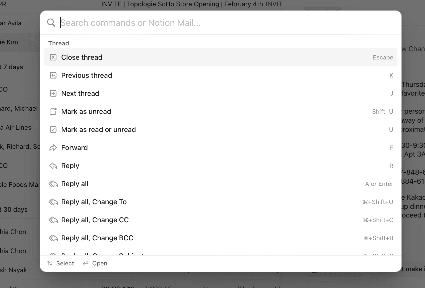 hc:Notionメールのショートカット