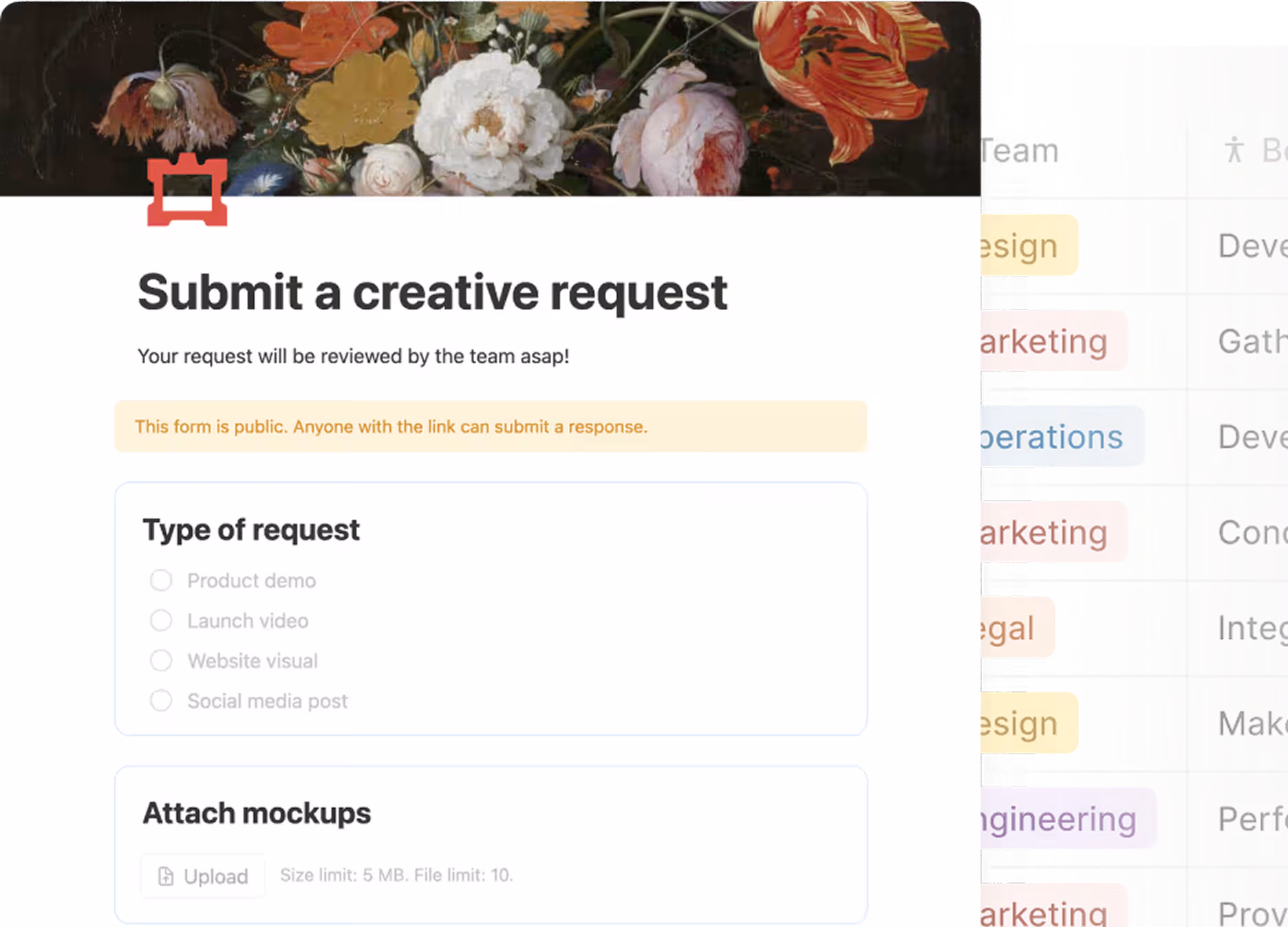 Formulario que reduce el copia y pega y las idas y venidas