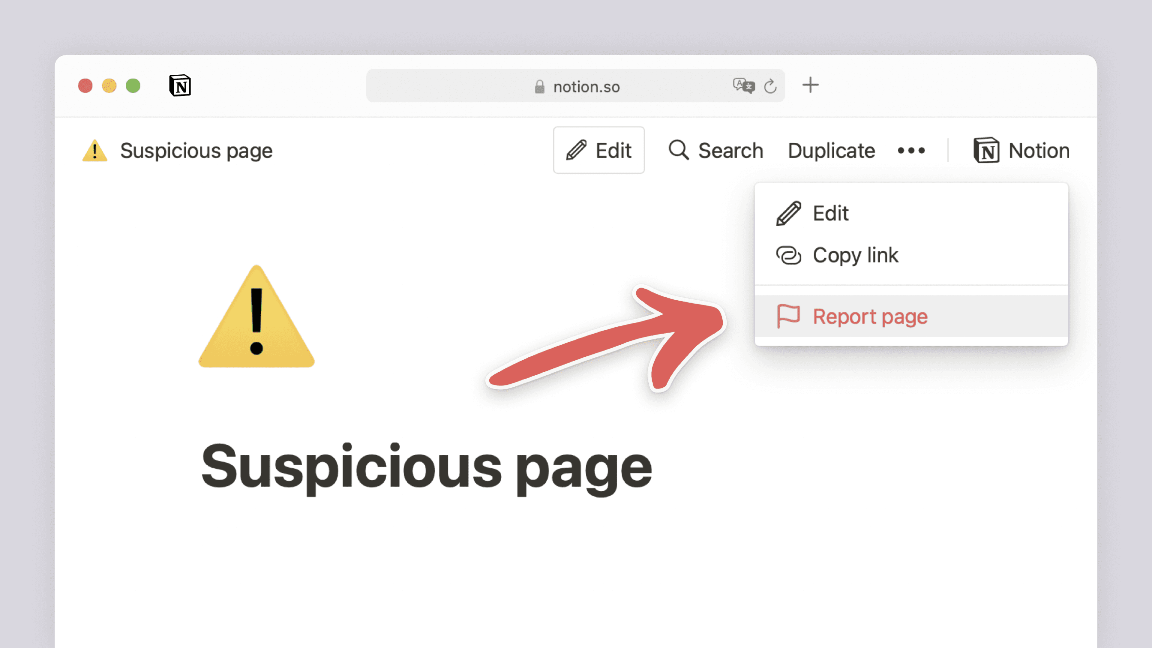 Denunciar contenido inapropiado - banner