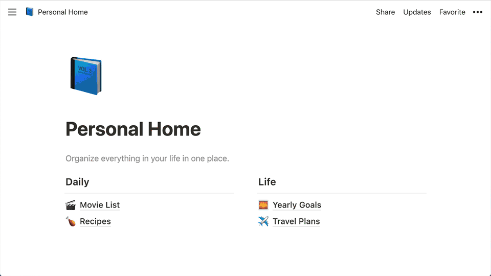 Notionのスクリーンショット
